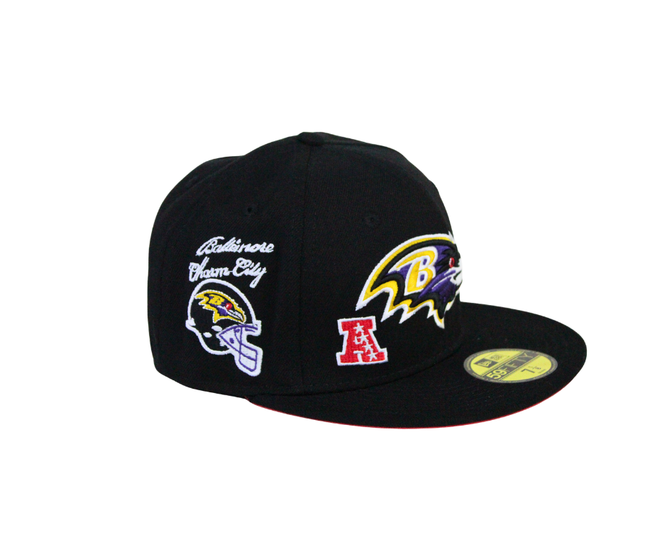 Gorra New Era Baltimore Ravens Negra Charm City