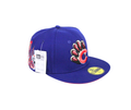 Gorra New Era Chicago Cubs Azul con Diseño de Pavo Real