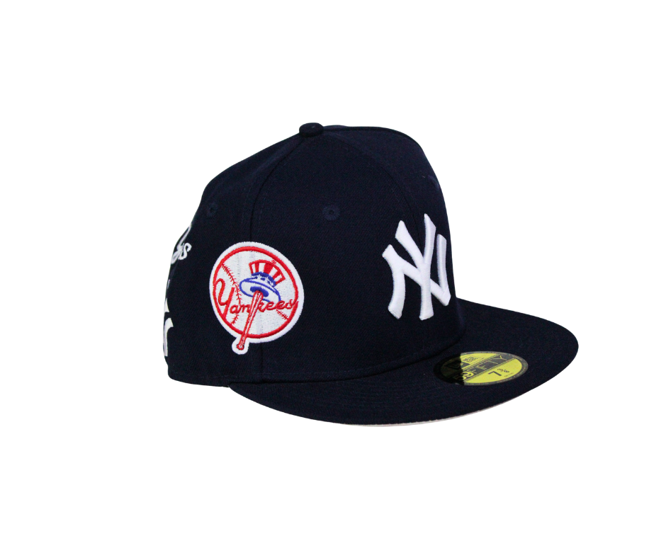 Gorra New Era NY Yankees Azul Marino con Parches Múltiples