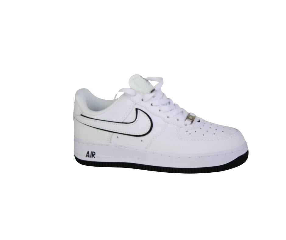 Nike Air Force 1 Low Blanco Negro Doble Línea - Zapatillas Lifestyle