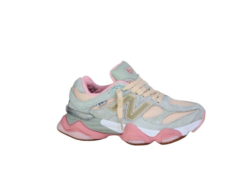 New Balance Menta Rosa Beige - Zapatillas Running Tonos Pastel