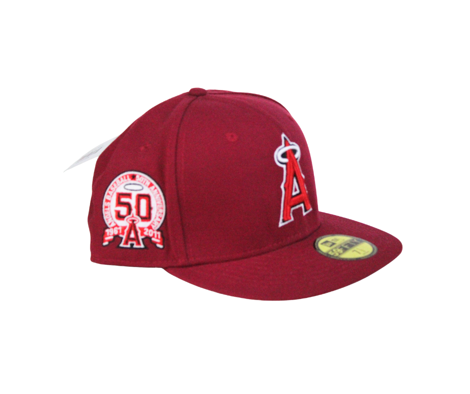 Gorra New Era Los Angeles Angels Roja 50 Aniversario