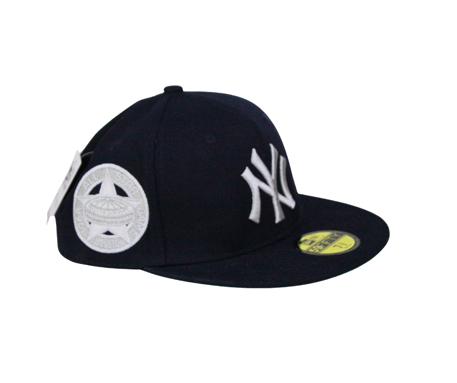 Gorra New Era NY Yankees Negra con Sad Face Blanco