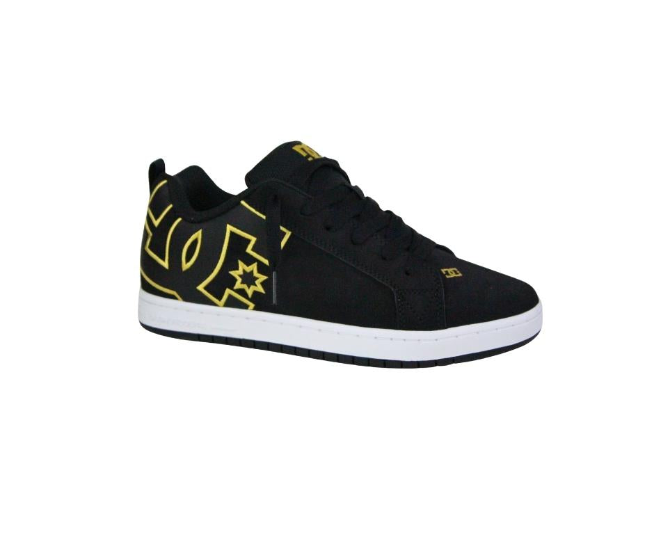 DC Shoes Negro Dorado - Zapatillas Skateboarding