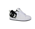 DC Shoes Court Graffik Blanco Negro - Zapatillas Skateboarding Clásicas