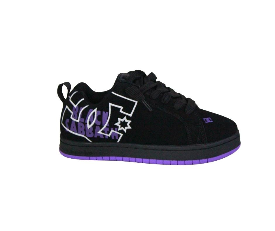 DC Shoes Negro Morado - Zapatillas Skateboarding